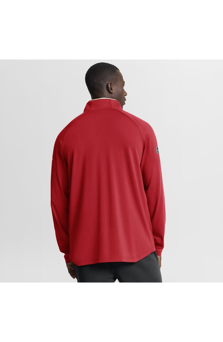 FANATICS Men's Fanatics Red Detroit Red Wings Authentic Pro Rink Training Centennial Raglan Quarter-Zip Pullover, Alternate, color, Red