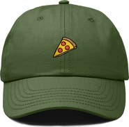 Dalix Pizza Slice Embroidered Dad Hat