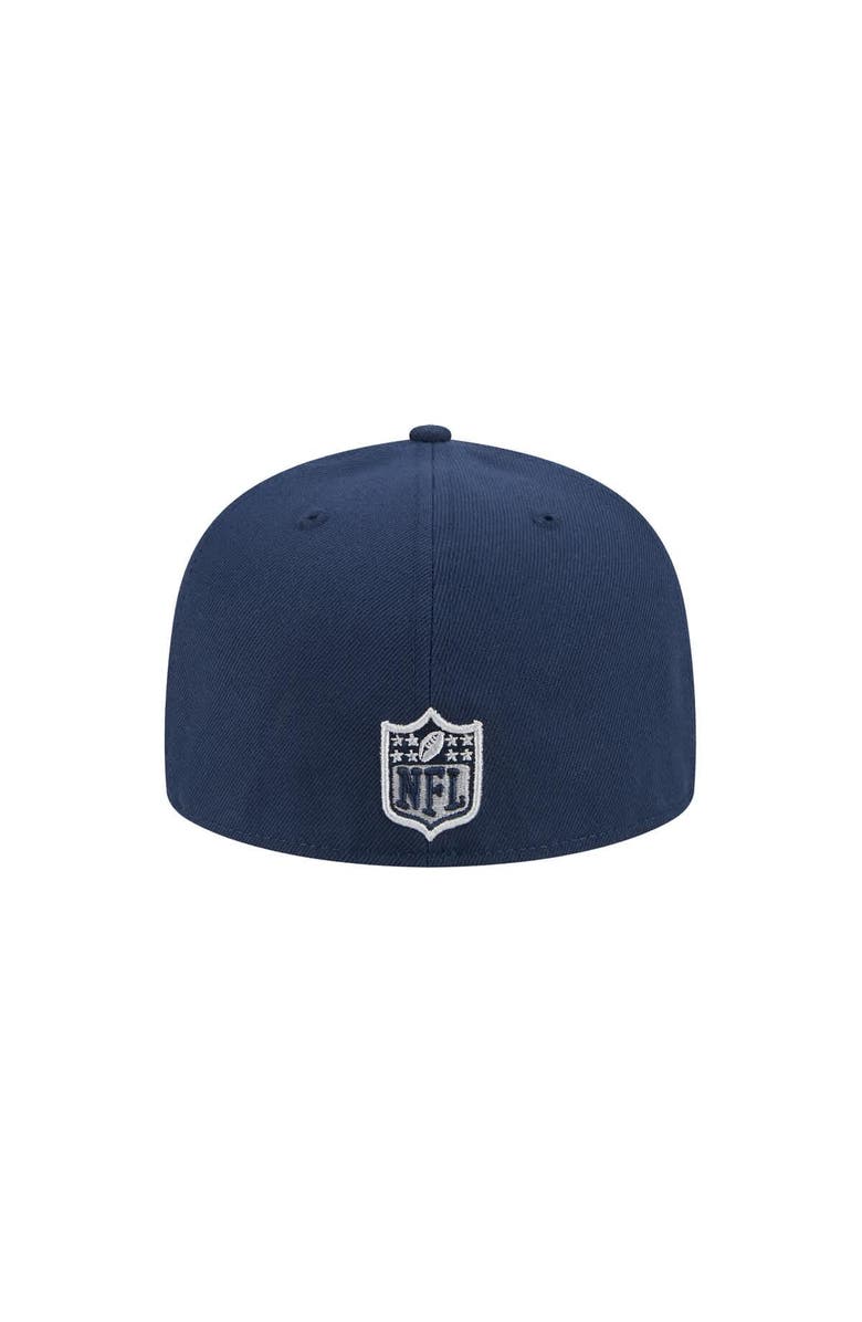 New Era Men's New Era Navy/Gray Dallas Cowboys Break 59FIFTY Fitted Hat, Alternate, color,