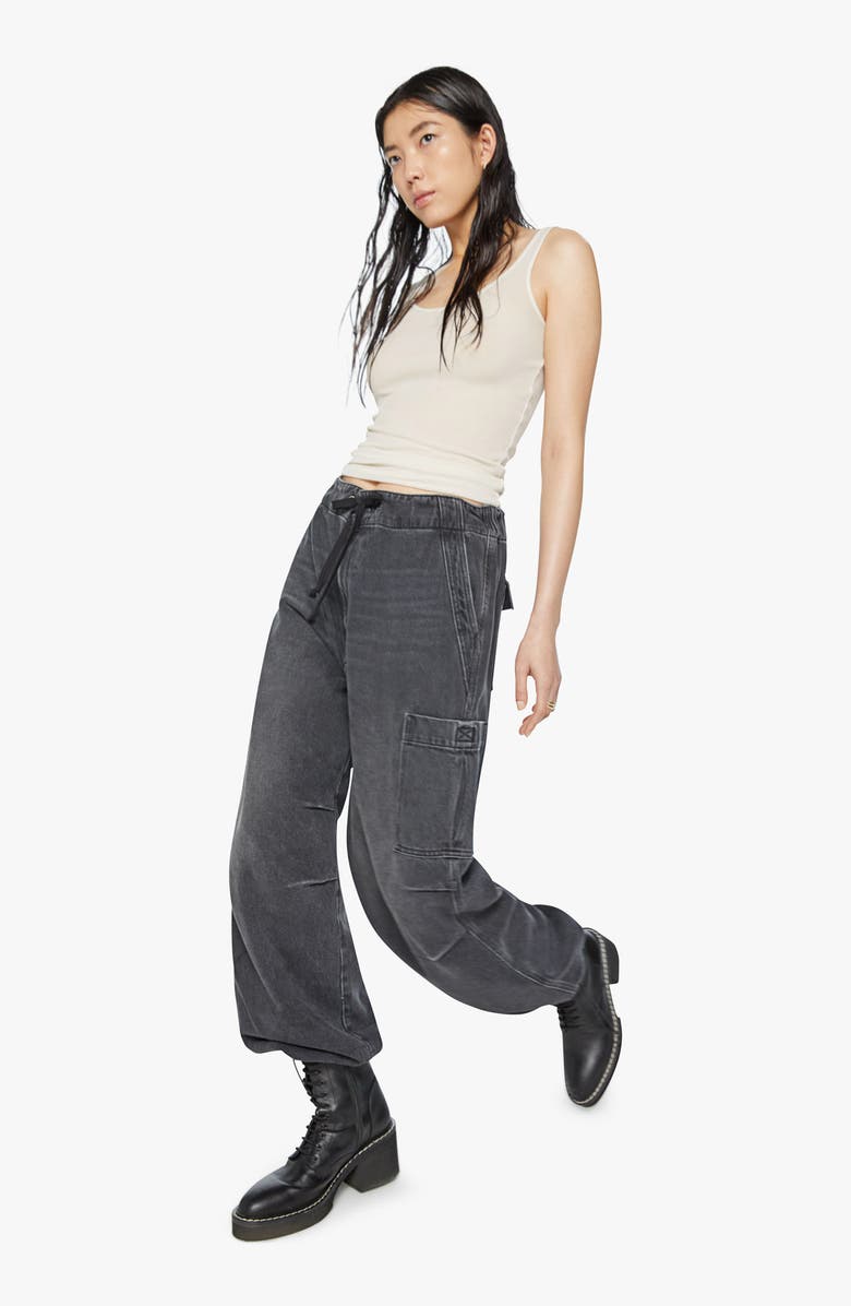 MOTHER The Munchie Ankle Cargo Pants, Alternate, color, I Take My Coffee Black