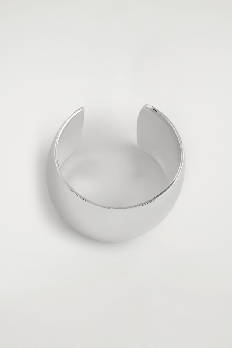 Wide Cuff, Alternate, color, SILVER