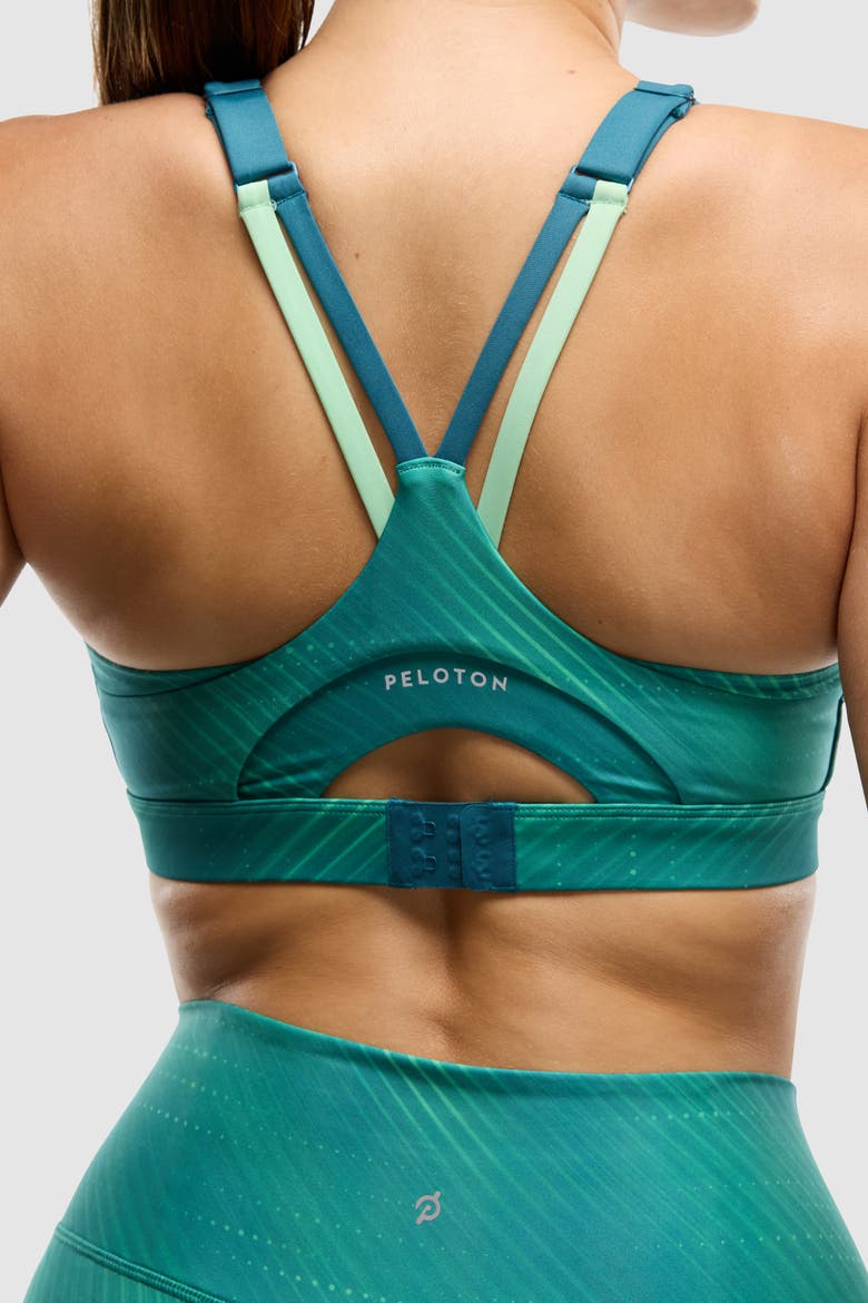 Endurance Light High Neck Bra, Alternate, color, Twinkling Rays