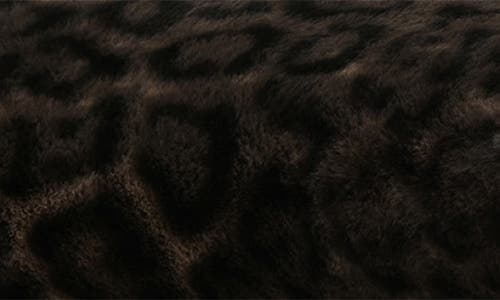 Apparis Jumbo Brady Leopard Print Blanket In Brown