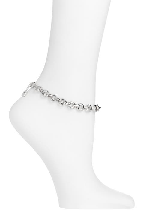 Flat Cable Chain Anklet