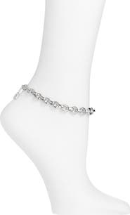 Open Edit Flat Cable Chain Anklet