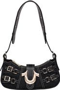 True Religion Multi-Strap Denim Shoulder Bag
