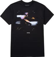 OVERTIME Motion Blur Cotton Graphic T-Shirt