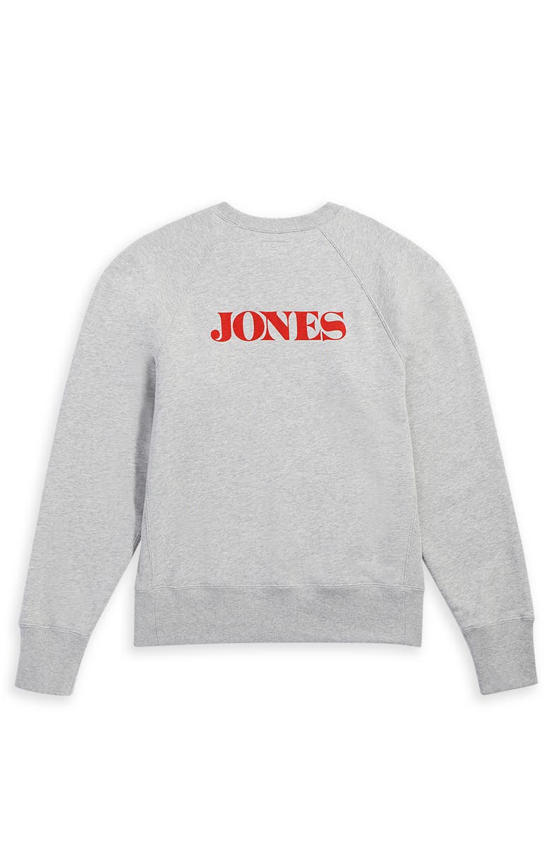 Sleepy Jones Logo Sweatshirt, Alternate, color, Heather Grey