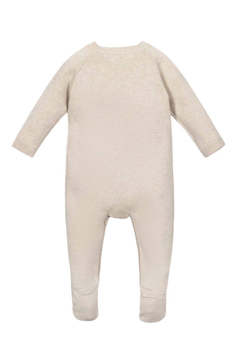Hope & Henry Baby Organic Footed Sweater Romper, Infant, Alternate, color, Light Oatmeal Heather