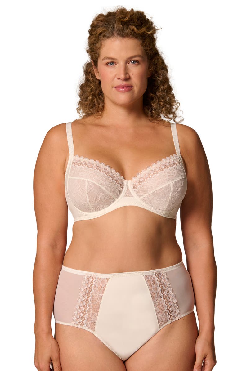 Simone Perele Radieuse Full Cup Underwire Bikini Top, Alternate, color, Ivory