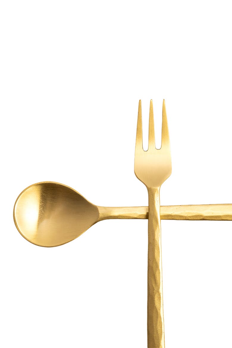 Lotus Set Of 2 Brass Decorative Object Set 6 In, Alternate, color, Gold