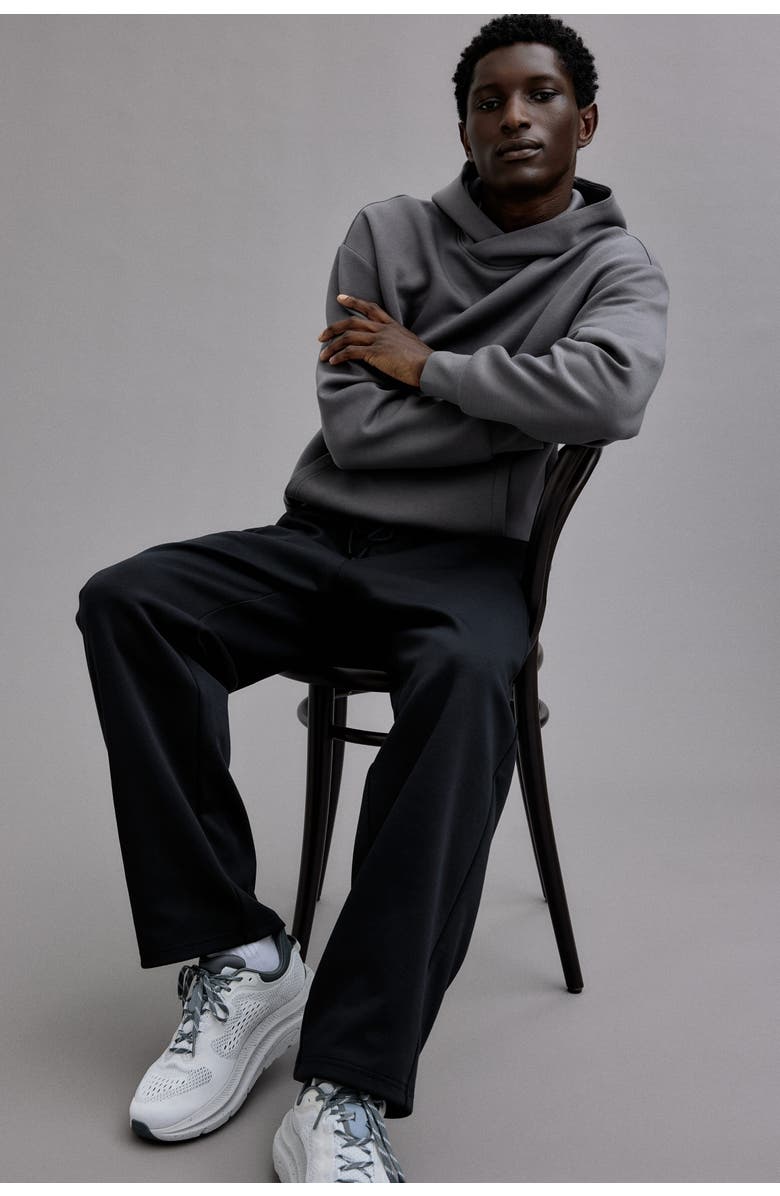 H&M Regular fit sports joggers, Alternate, color, Black