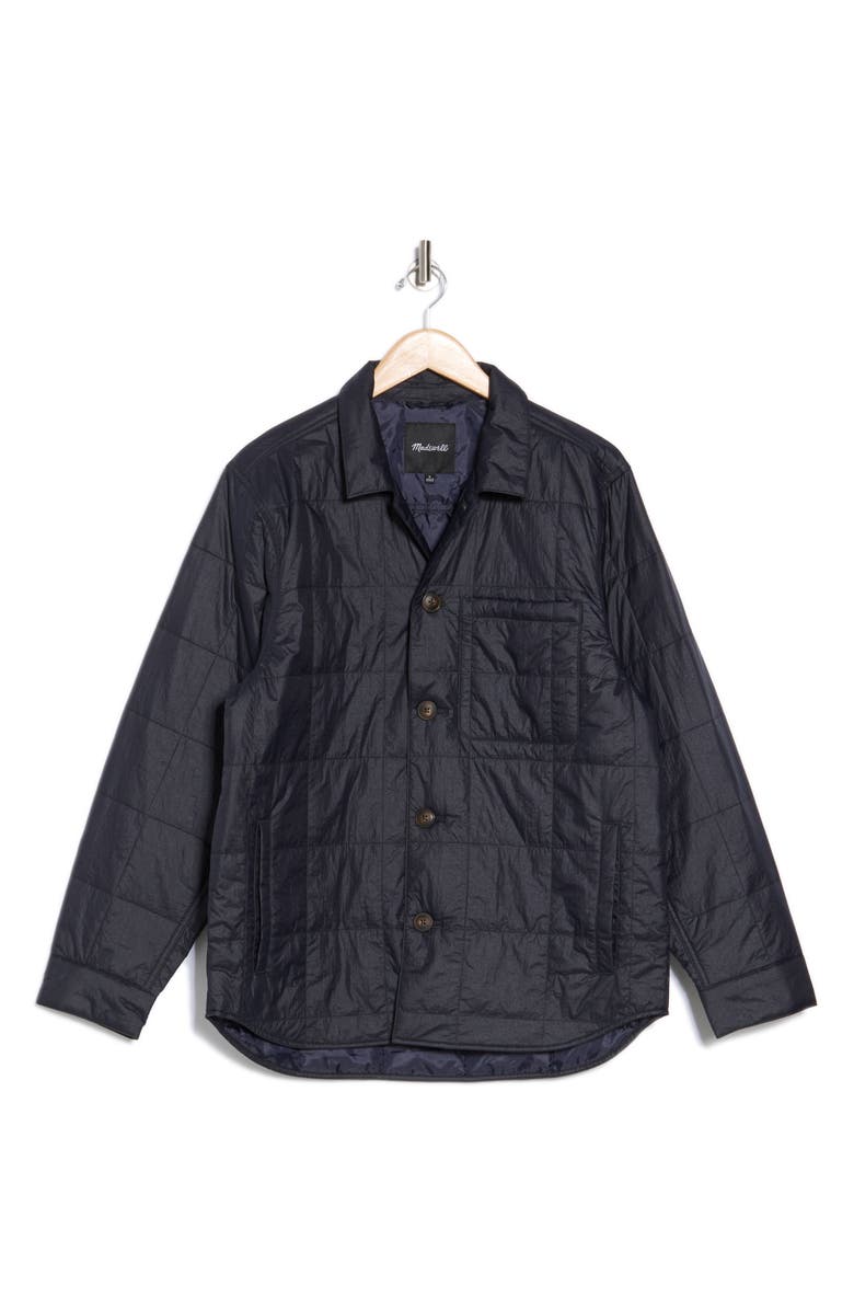 Madewell Quilted Liner Shirt Jacket, Alternate, color,