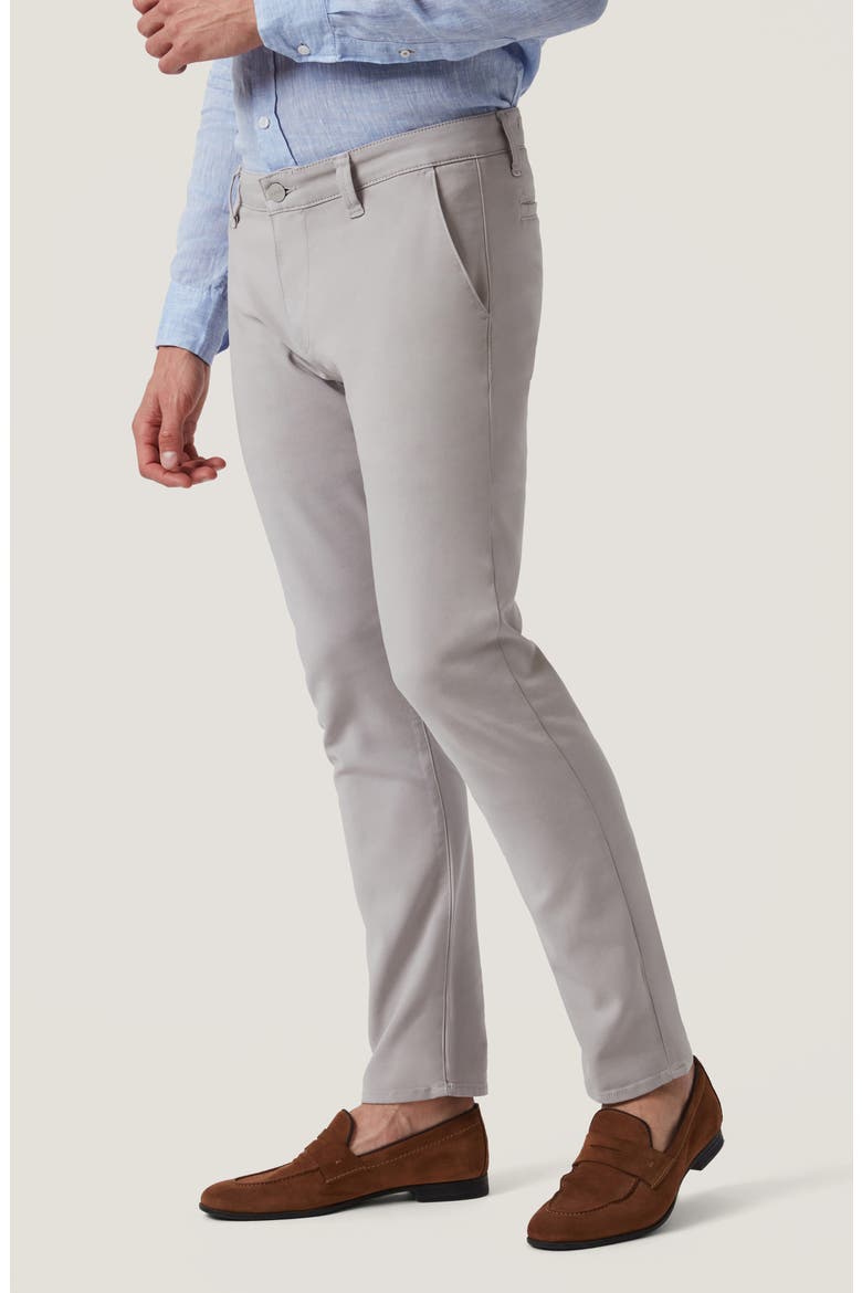 Verona Slim Straight Leg Chinos, Alternate, color, GREY HIGH FLYER