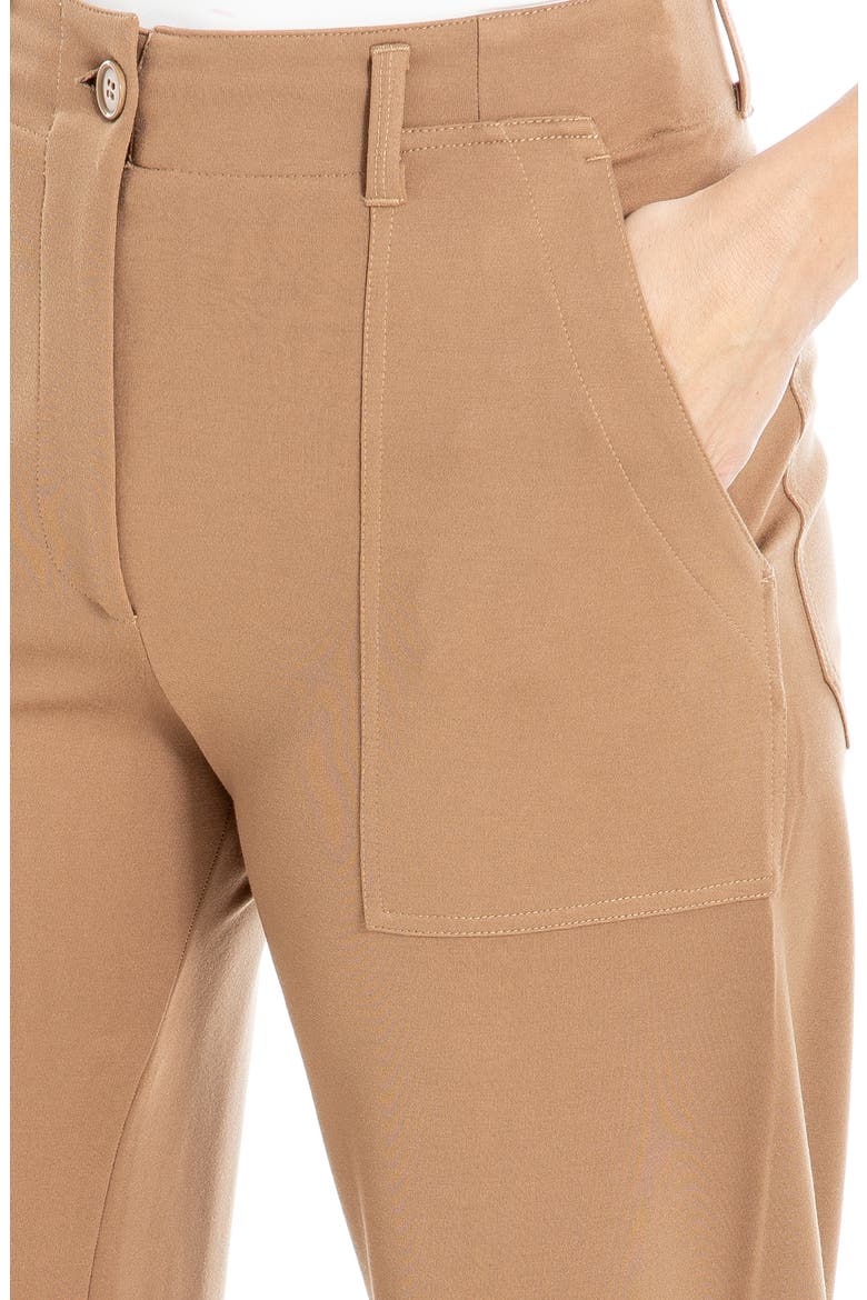 Ponte High Waist Wide Leg Pants, Alternate, color, VICUNA