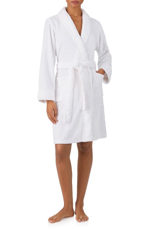 Fleece Monogram Robe