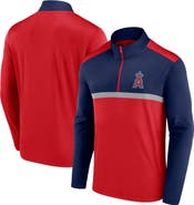 FANATICS Men's Fanatics Red Los Angeles Angels Unstoppable Quarter-Zip Top