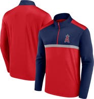 FANATICS Men's Fanatics Red Los Angeles Angels Unstoppable Quarter-Zip Top