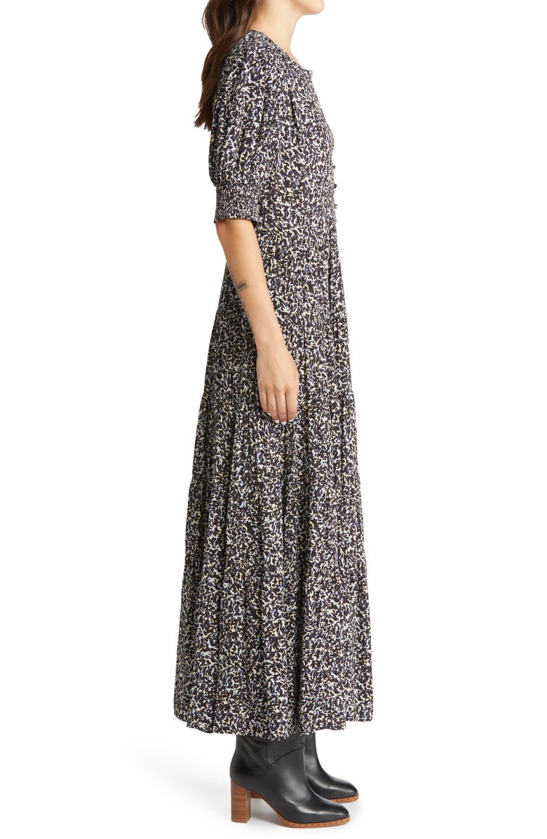 Scotch & Soda Floral Woven Maxi Dress, Alternate, color, 