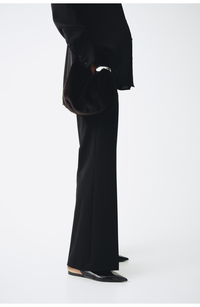 H&M Mama Bootcut Trousers, Alternate, color, Black