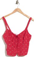 Good American x Dolly Parton Lace-Up Poplin Tank