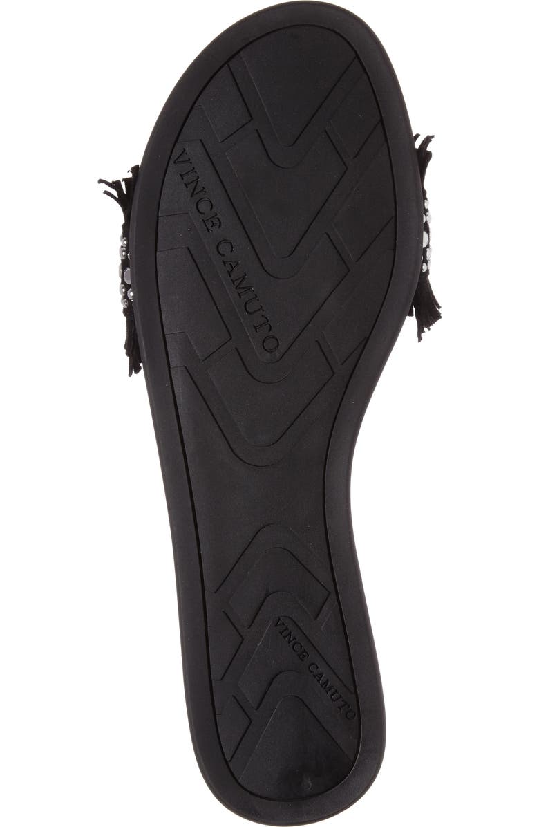 Vince Camuto Ettina Fringed Slide Sandal, Alternate, color,