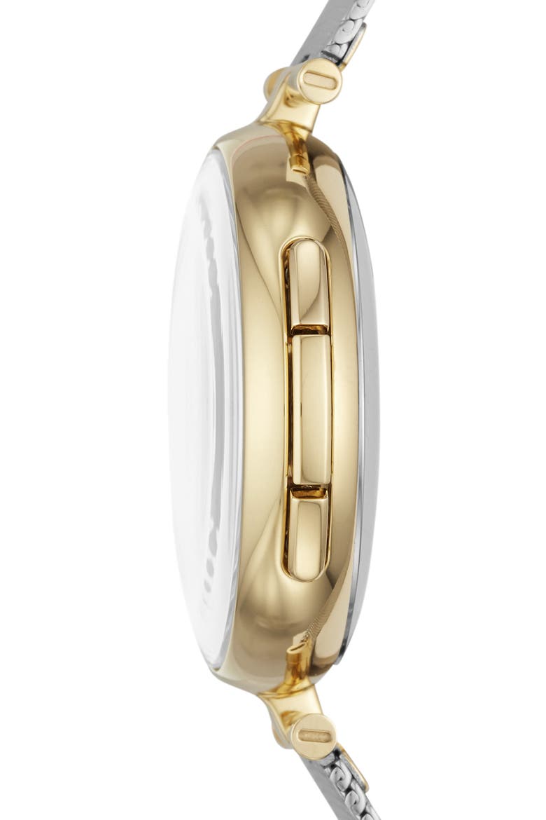 Signature T-Bar Hybrid Smartwatch, 36mm, Alternate, color, SILVER/ GOLD