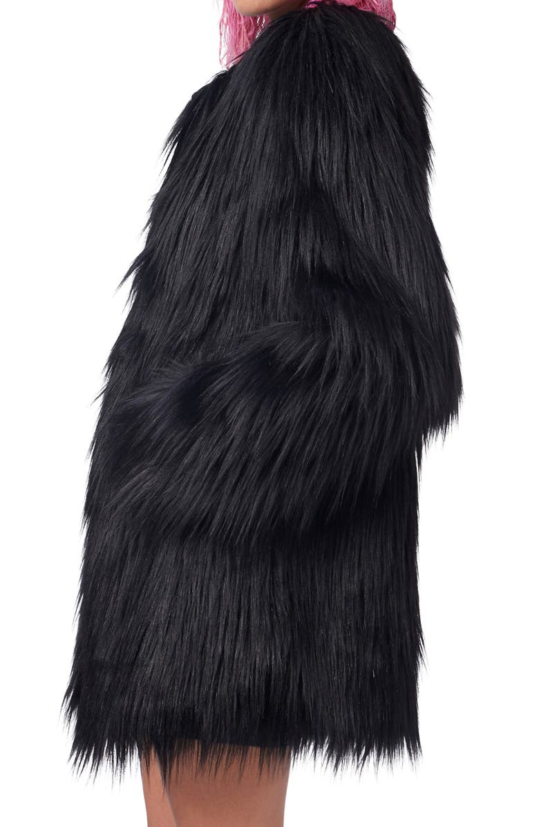 LITA by Ciara Faux Fur Coat, Alternate, color,