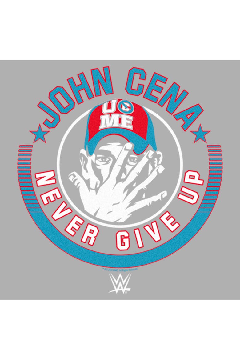 Boy's WWE John Cena Never Give Up Logo Graphic Tee, Alternate, color, Athletic Heather