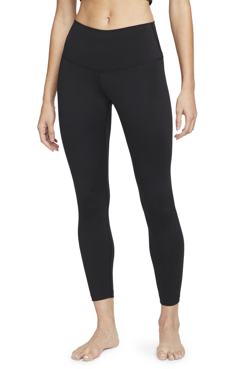 Nike Yoga Dri-FIT High Rise 7/8 Tights, Main, color, 