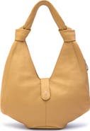 behno Nelli Pebble Leather Hobo Bag