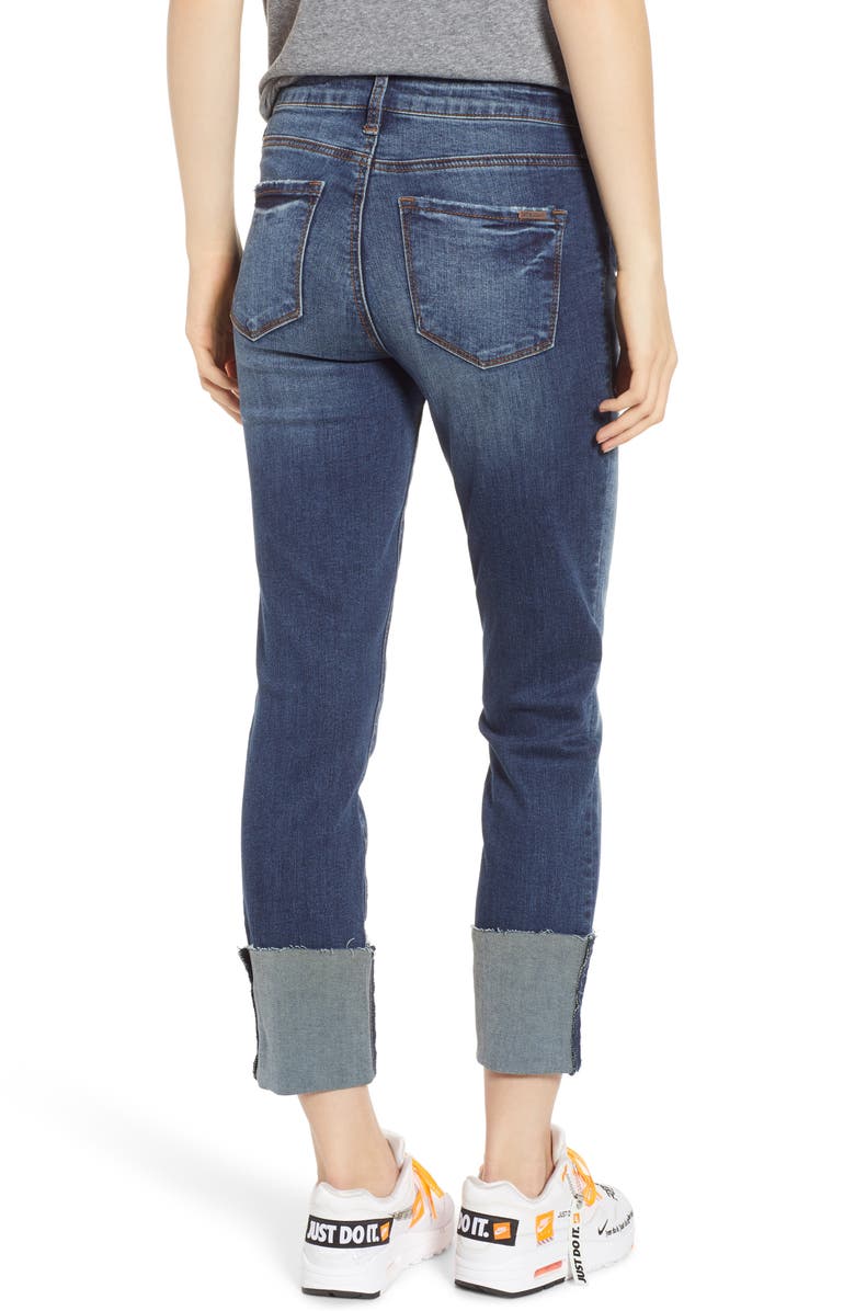 STS Blue Lucia Cuffed Straight Leg Jeans, Alternate, color, 