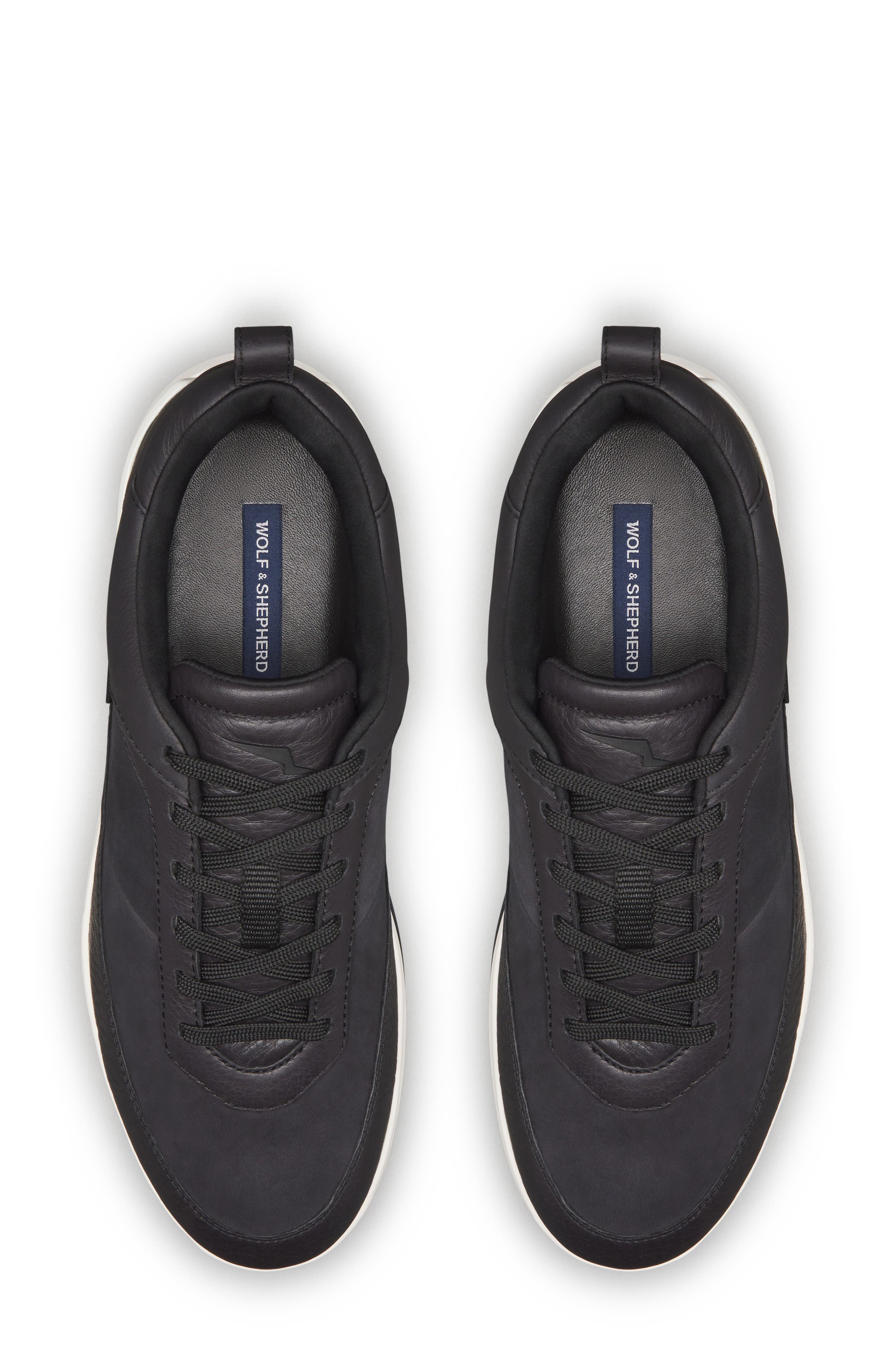 Wolf & Shepherd Baller Sneaker, Alternate, color, Black / White