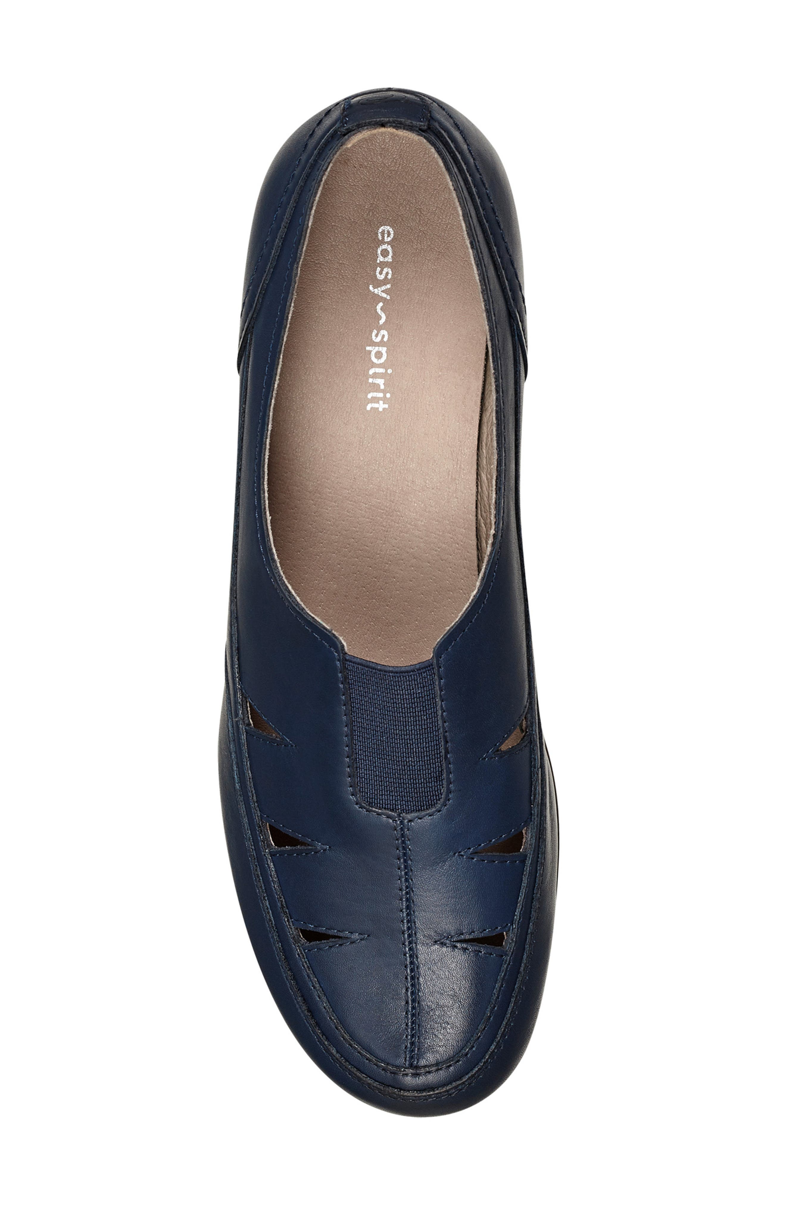 Easy Spirit Daisie Flat, Alternate, color, Dark Blue