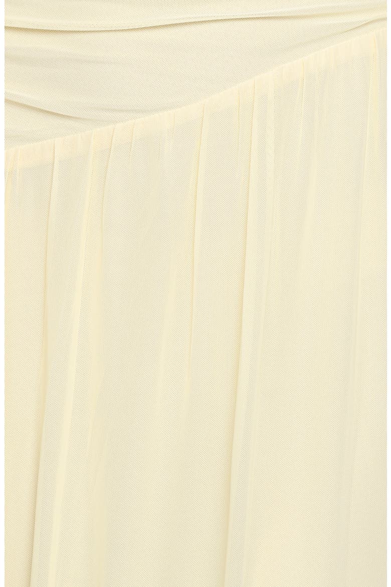 Calypso Ruched Strapless Maxi Dress, Alternate, color, BUTTER YELLOW