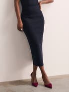 The Fold Santon Sculpt Knit Skirt