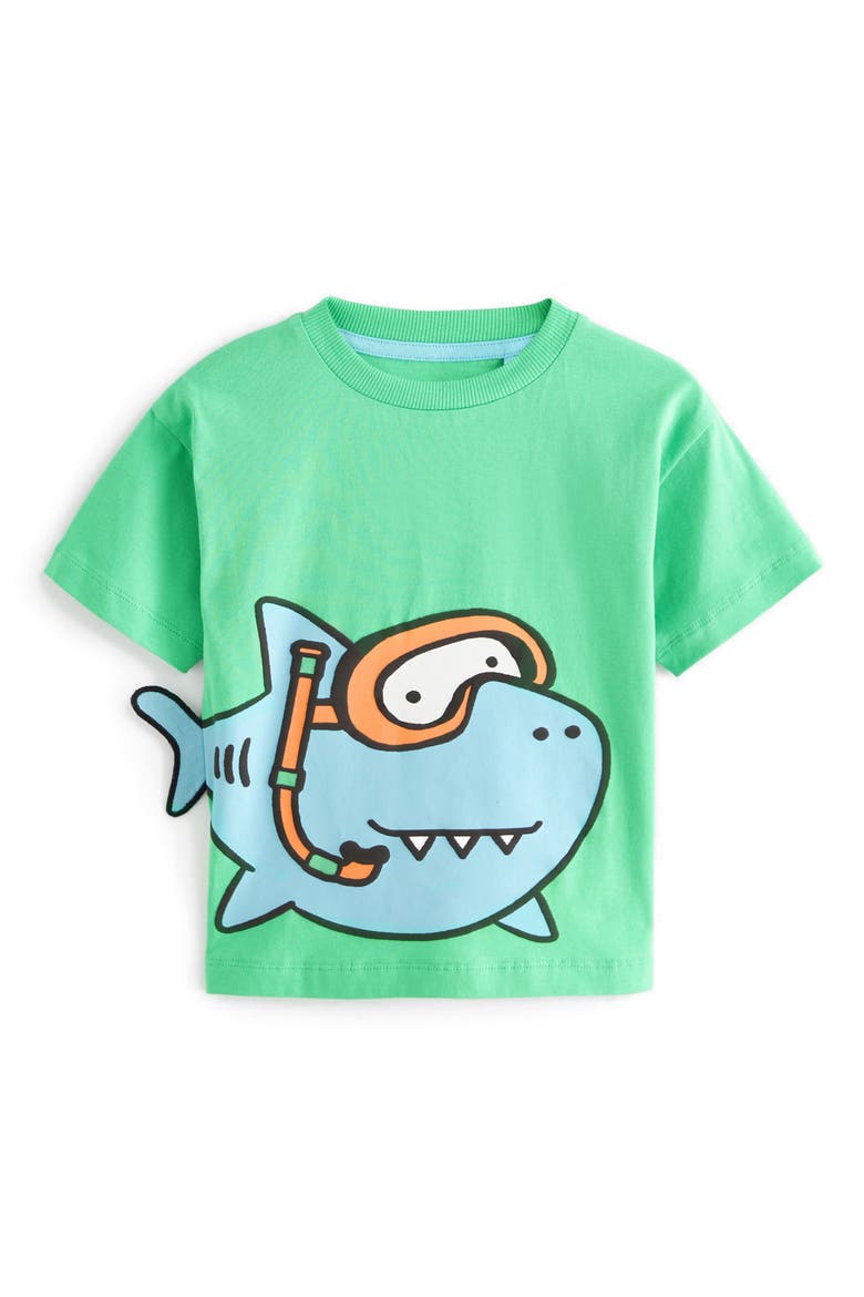 Kids' Assorted 3-Pack Cotton Graphic T-Shirts, Alternate, color, BLUE/ ORANGE/ GREEN ASSORTED
