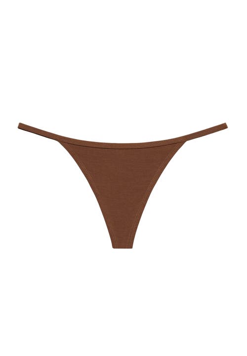 Cuup The String Thong In Brown