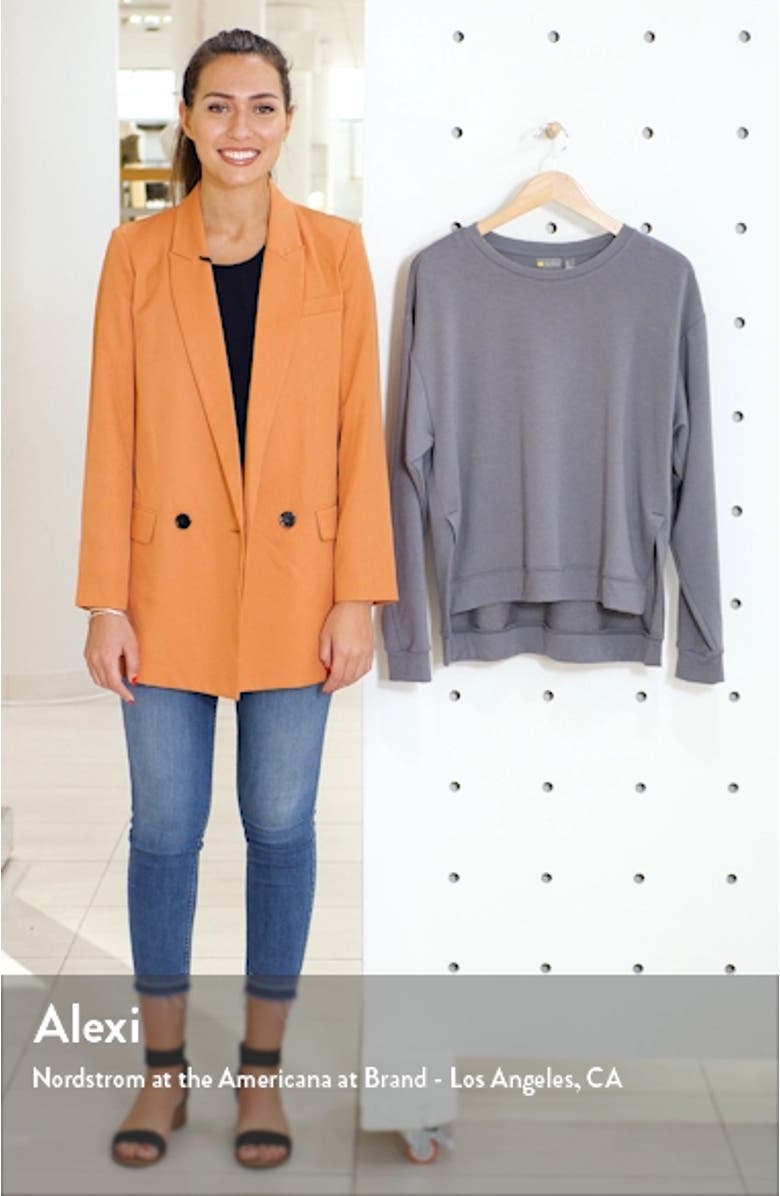 Split Hem Sweatshirt, sales video thumbnail