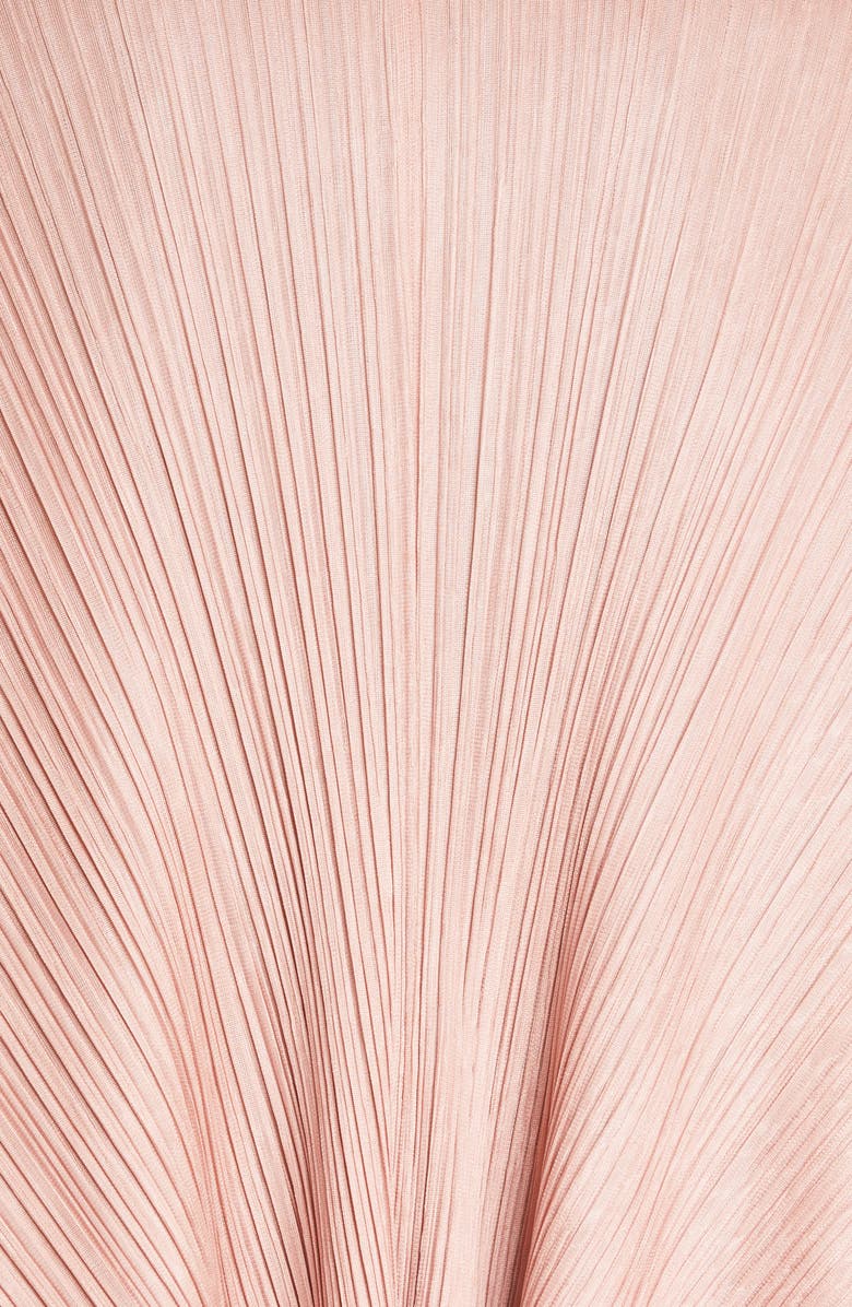 Pleats Please Issey Miyake Luster Pleated Open Front Jacket, Alternate, color,