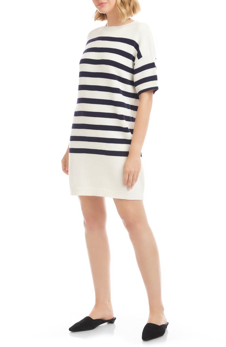 Karen Kane Stripe Sweater Dress, Alternate, color, Stripe