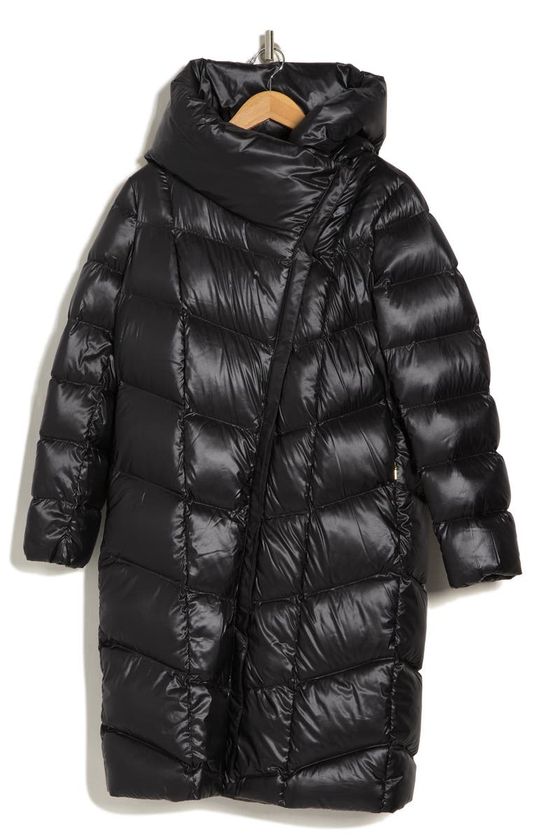 Donna Karan New York Hooded Sleeping Bag Puffer Jacket, Alternate, color, 