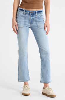 KUT from the Kloth Nikki Mid Rise Ankle Flare Jeans