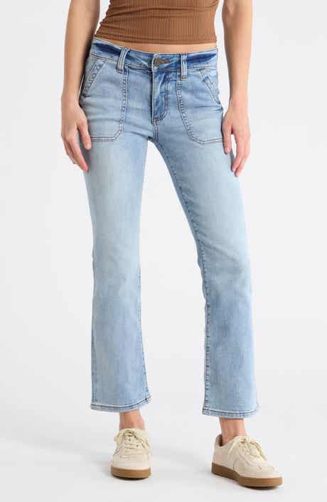 KUT from the Kloth Nikki Mid Rise Ankle Flare Jeans