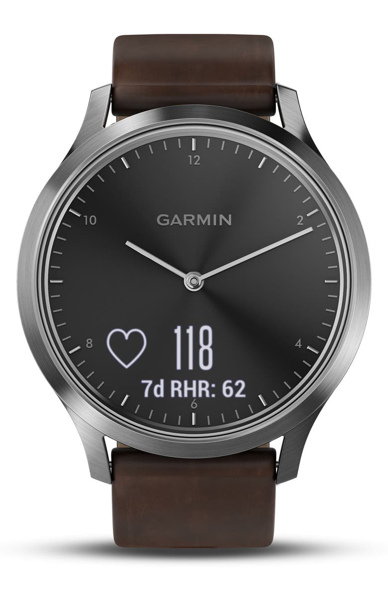 Garmin Vivomove HR Hybrid Smart Watch, 43mm, Alternate, color,