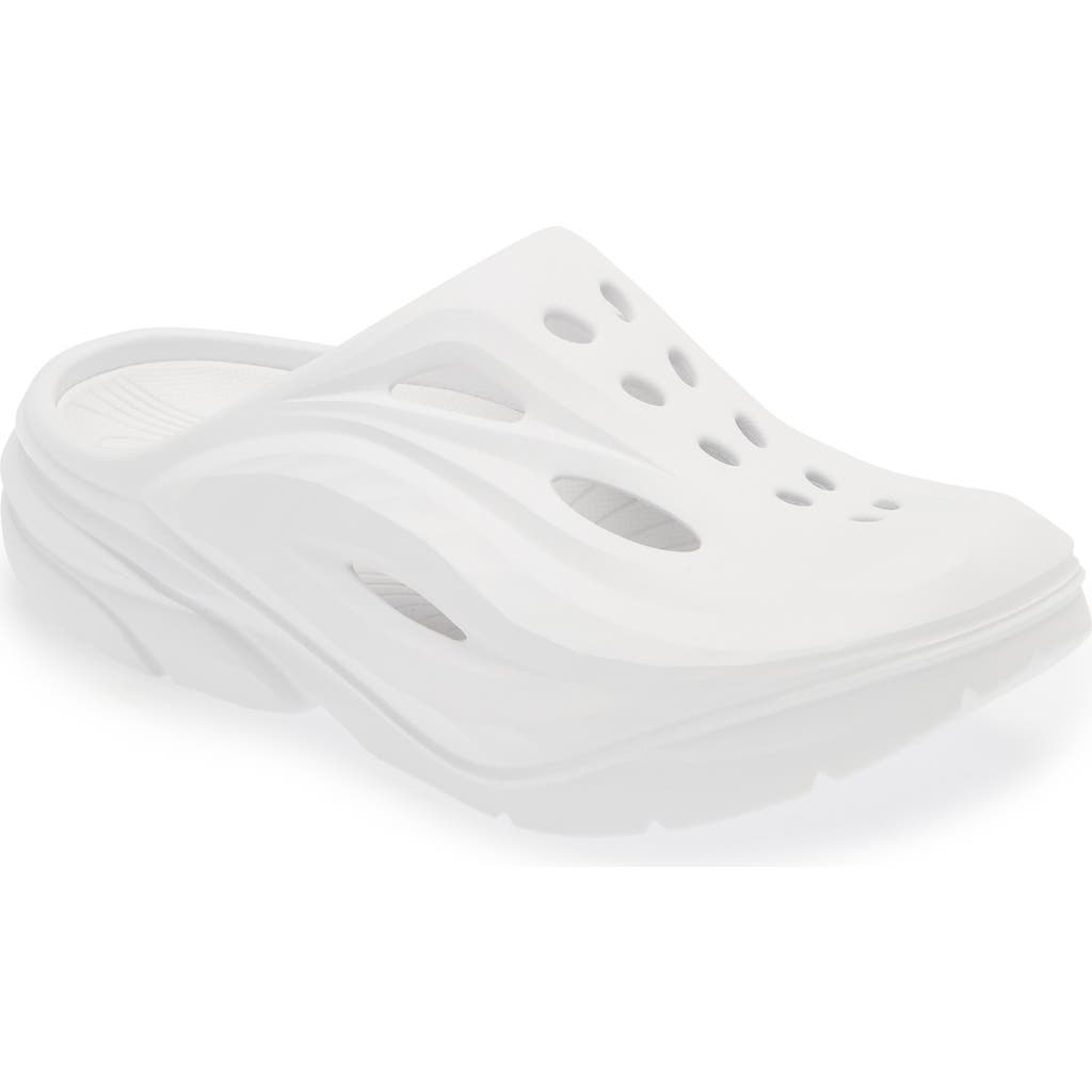 Hoka Gender Inclusive Ora Recovery Mule In White