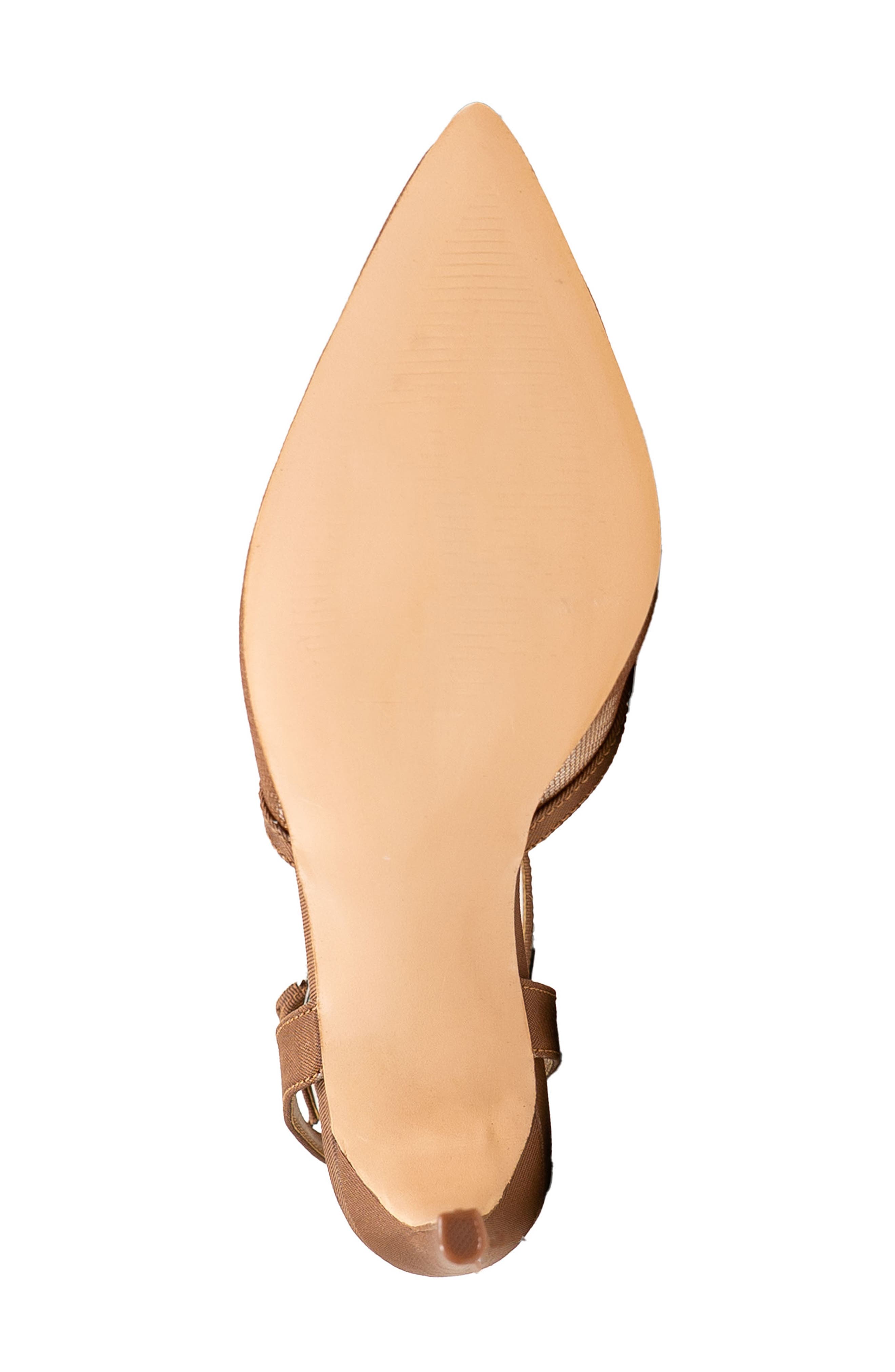 Sheer Mesh Pointed Toe Pump, Alternate, color, TAN