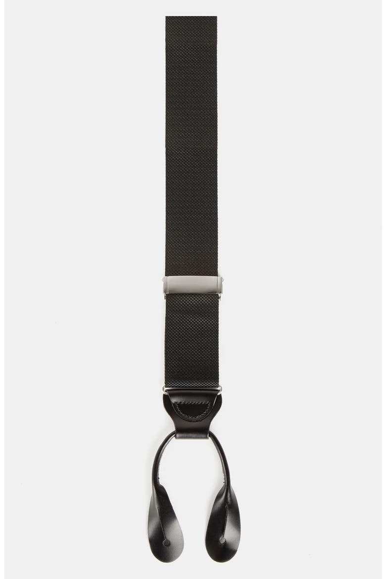 Solid Suspenders, Main, color, BLACK