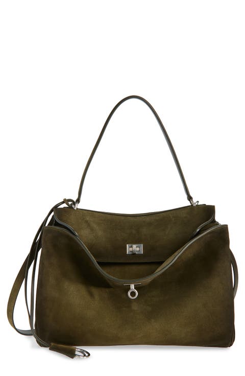 Medium Rodeo Suede Shoulder Bag