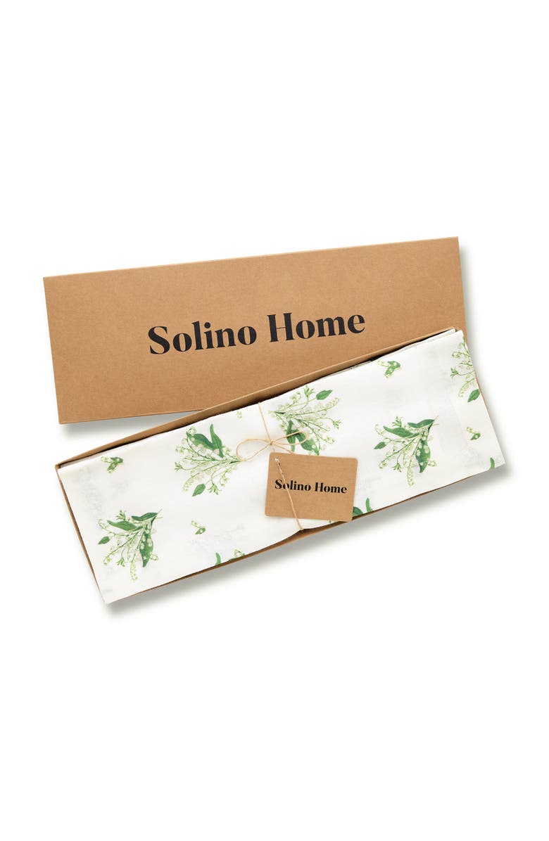 Solino Home Linen Placemats - Lily of the Valley, 14" x 19", Alternate, color, 